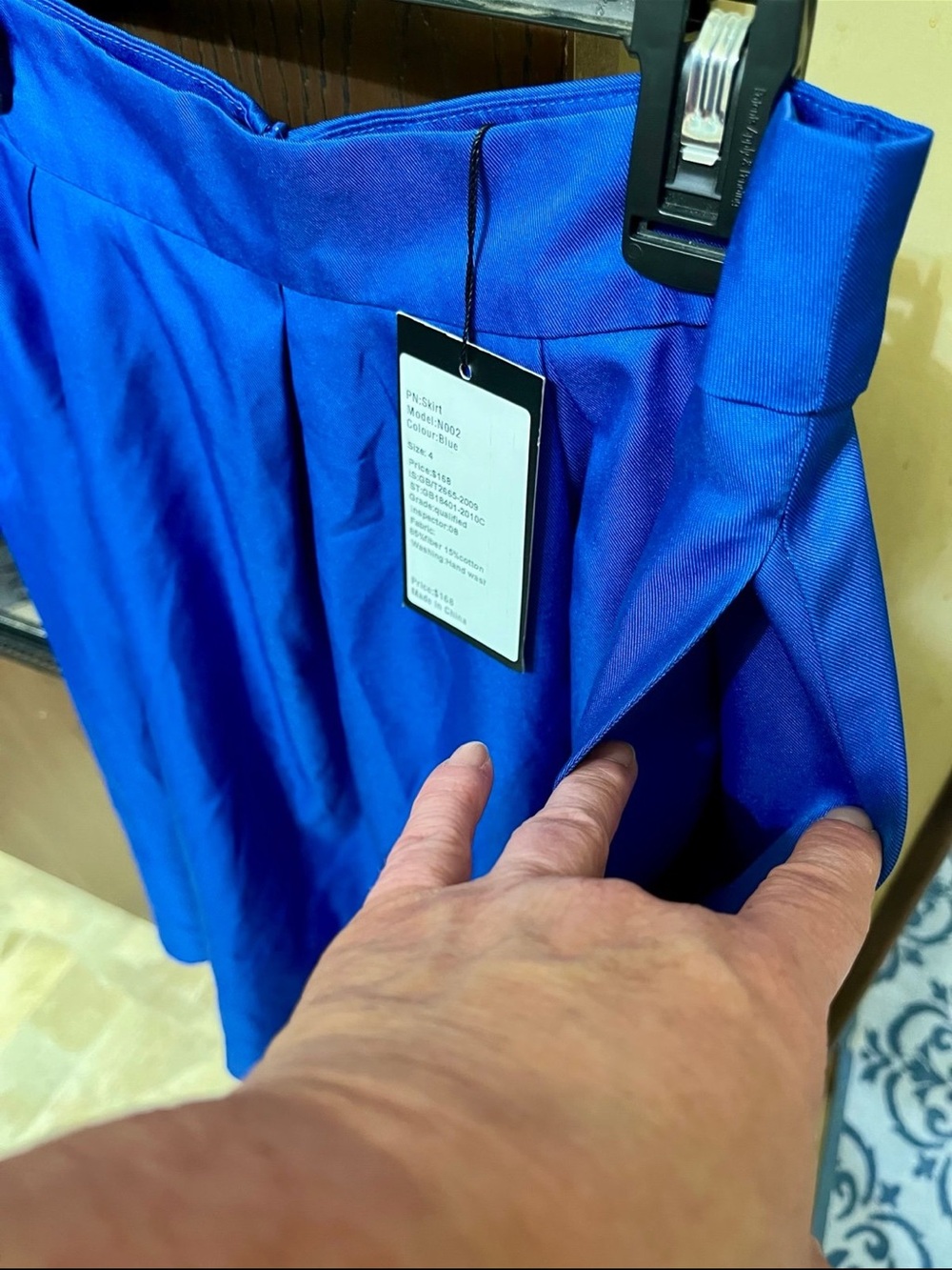 Yige Cobalt Blue A-Line.